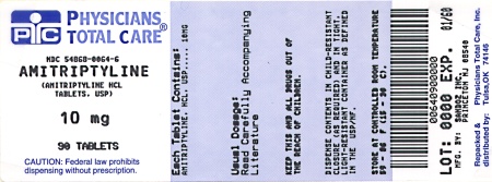 Amitriptyline HCl 10 mg Label