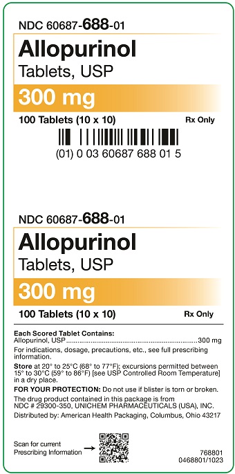 300 mg Allopurinol Tablets Carton