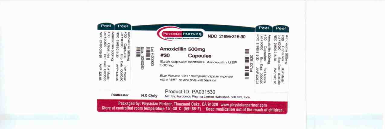 PACKAGE LABEL-PRINCIPAL DISPLAY PANEL - 500 mg (20 Capsule Bottle)