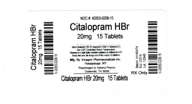 Principal Display Panel – 20 mg Bottle Label