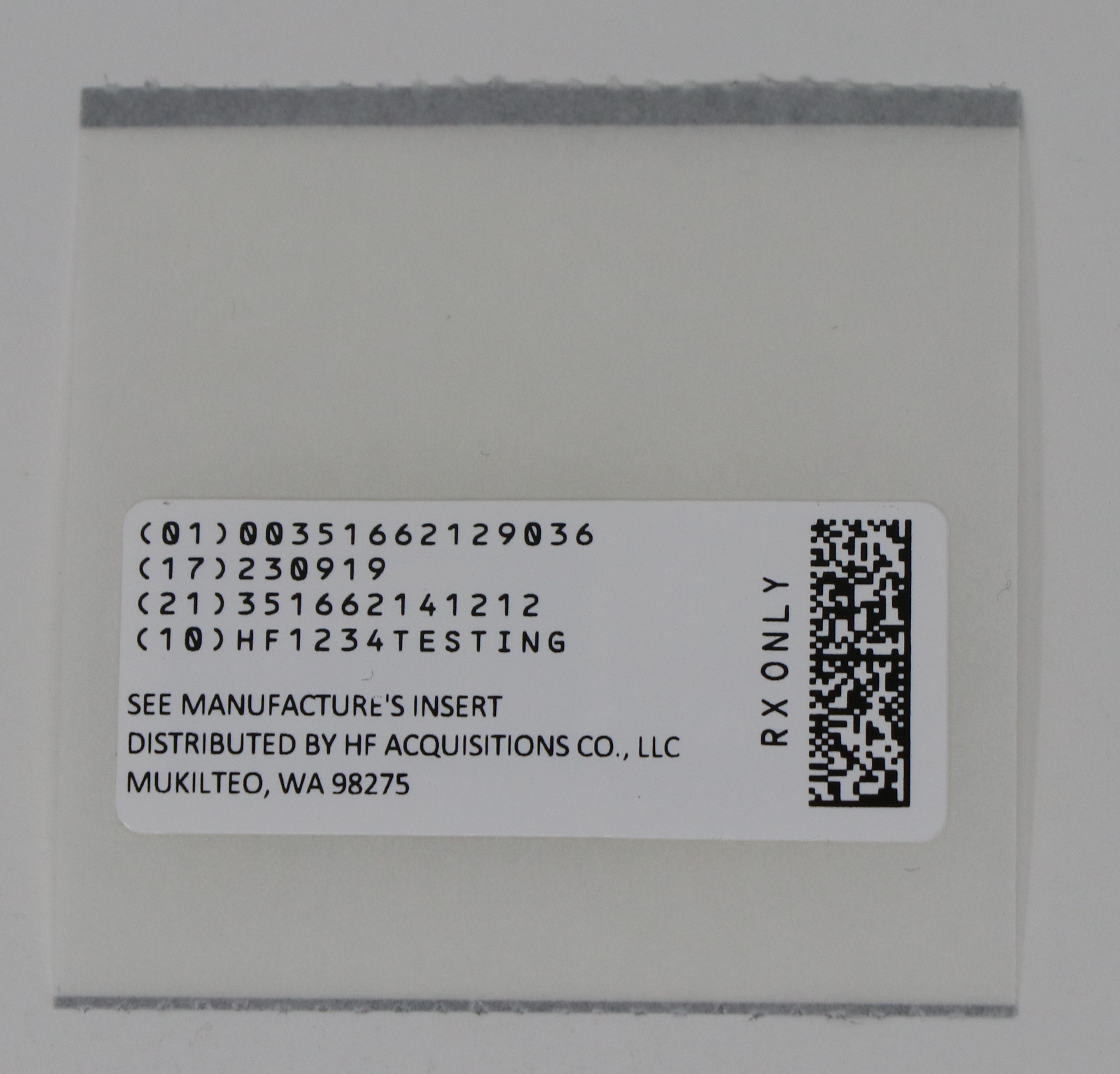 SERIALIZED LABEL