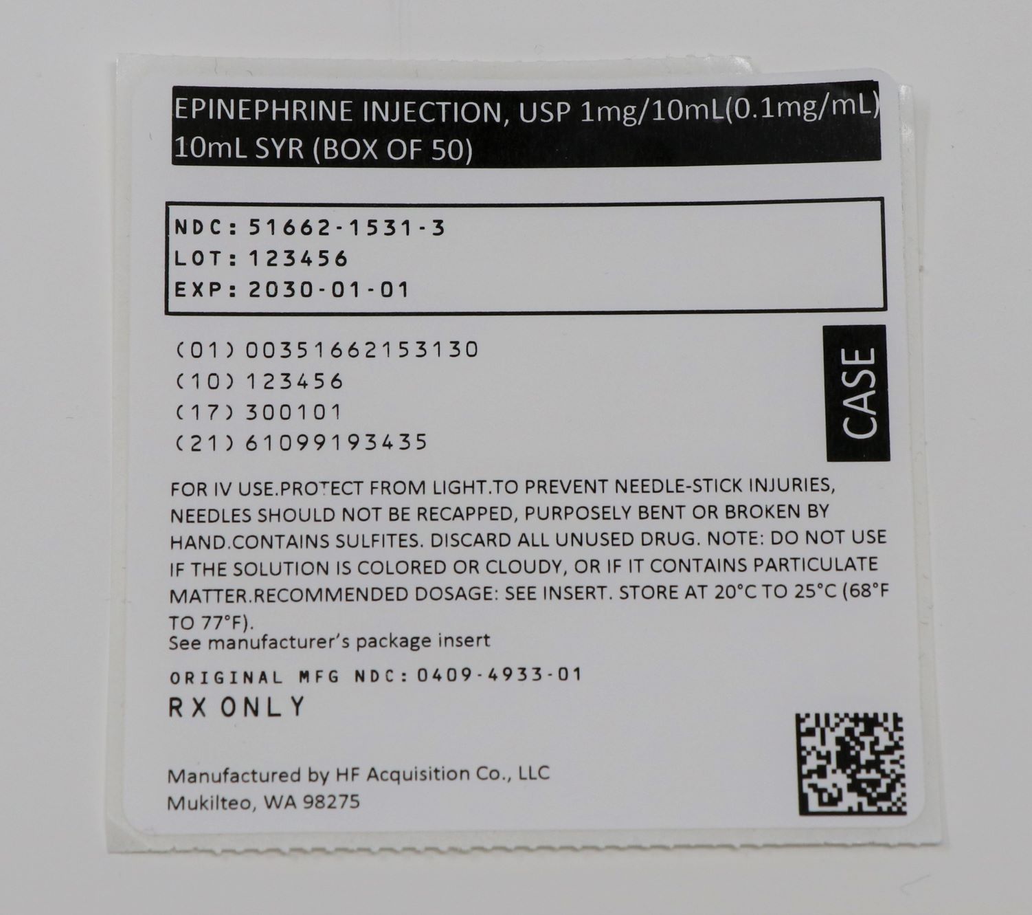 Case Label