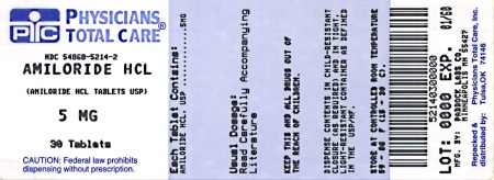 image of 5 mg package label