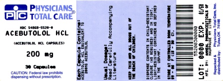 image of 200 mg package label