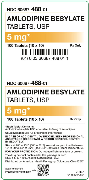 5mg Amlodipine Besylate Tablets Carton