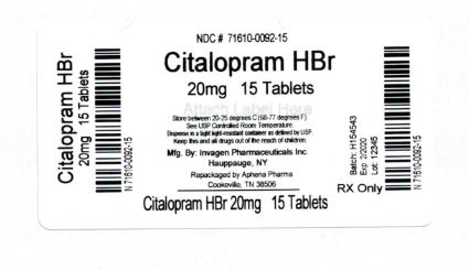 Bottle Label 20 mg