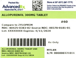 Allopurinol 300mg #60