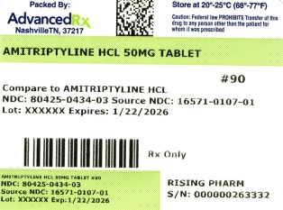 Amitriptyline HCL 50mg #90