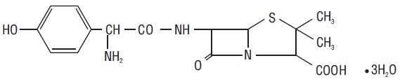 Amoxicillin Structural Formula