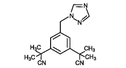 Anastrozole Chemical Structure