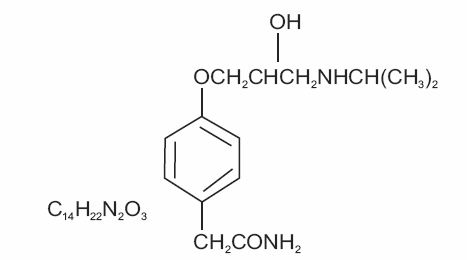 Atenolol Structure