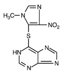 Azathioprine Structure