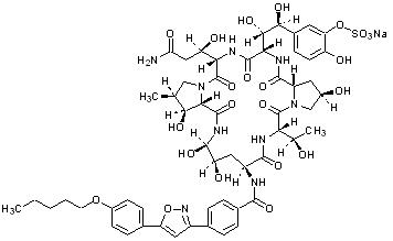 Micafungin Structural Formula