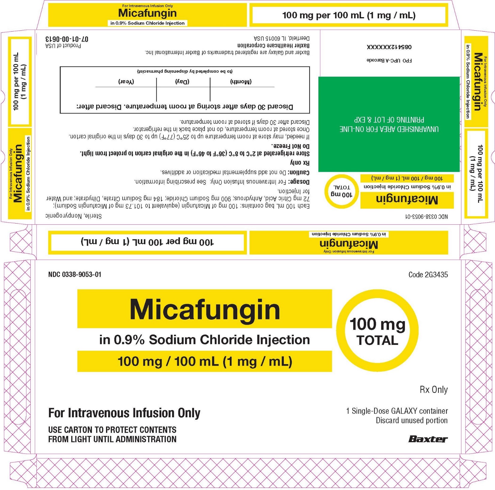 Representative Carton Label NDC 0338-9053-01 Panel