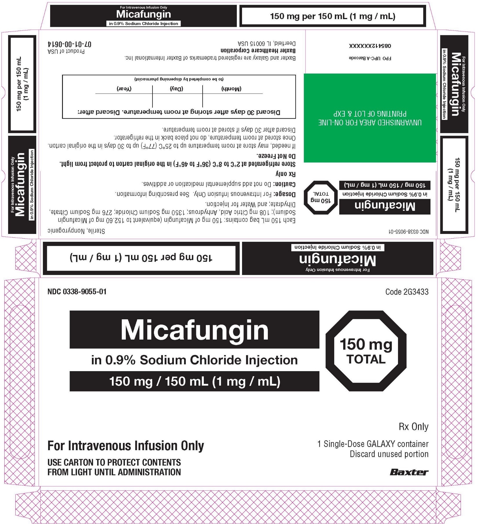 Representative Carton Label NDC 0338-9055-01 Panel