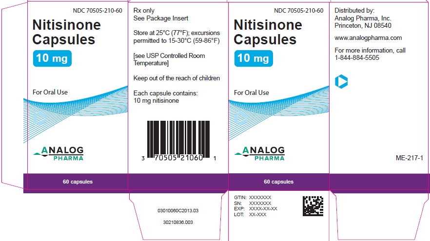 Nitisinone 10mg carton label