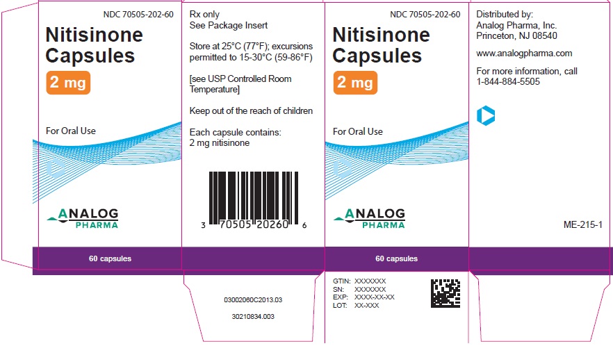 Nitisinone 2mg carton label