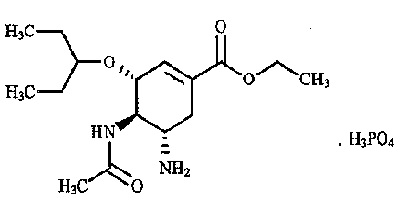 Oseltamivirphosphatestructure