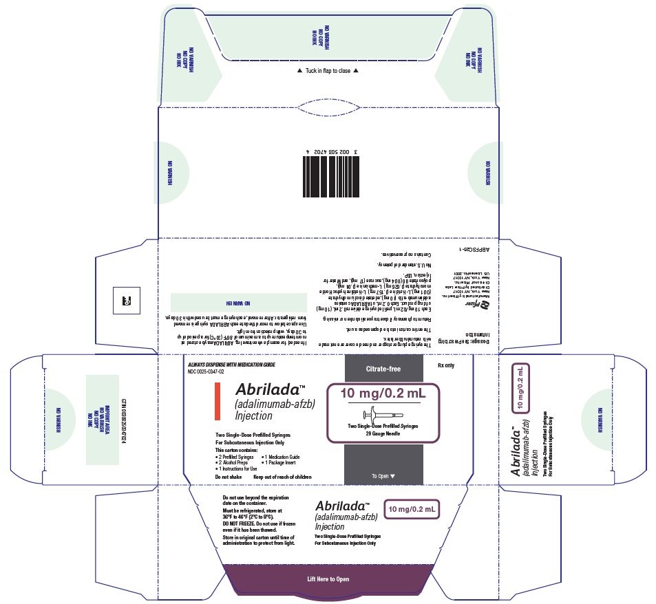 PRINCIPAL DISPLAY PANEL - Kit Carton - NDC 0025-0347-02