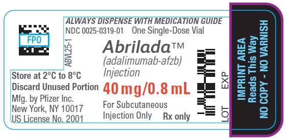 PRINCIPAL DISPLAY PANEL - 0.8 mL Vial Label