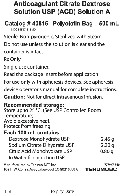 PRINCIPAL DISPLAY PANEL - 500 mL Bag Label