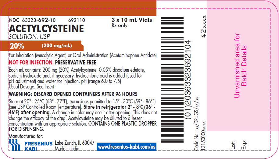 PRINCIPAL DISPLAY PANEL – 10 mL (20%) Tray Label
