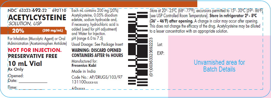 PRINCIPAL DISPLAY PANEL – 10 mL (20%) Vial Label
