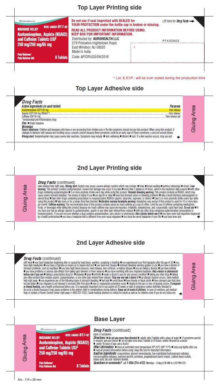 PACKAGE LABEL-PRINCIPAL DISPLAY PANEL - 250 mg/250 mg/65 mg Container Label - 8 Tablets