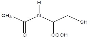 Acetylcysteine Chemical Structure