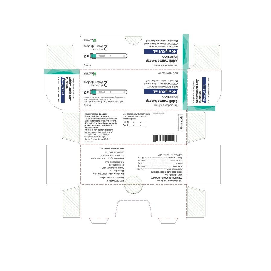 40 mg/0.4 mL Auto-injector Carton 2PK