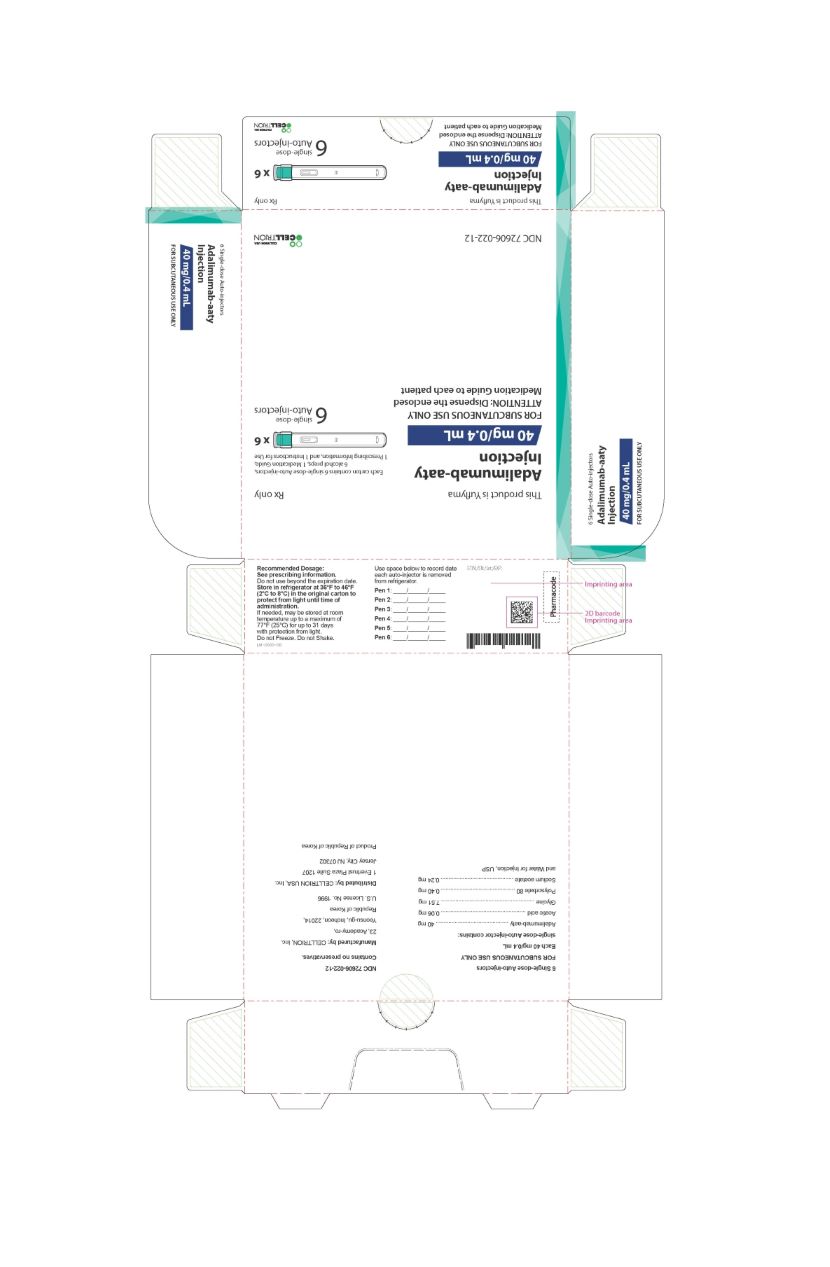 40 mg/0.4 mL Auto-injector Carton 6PK