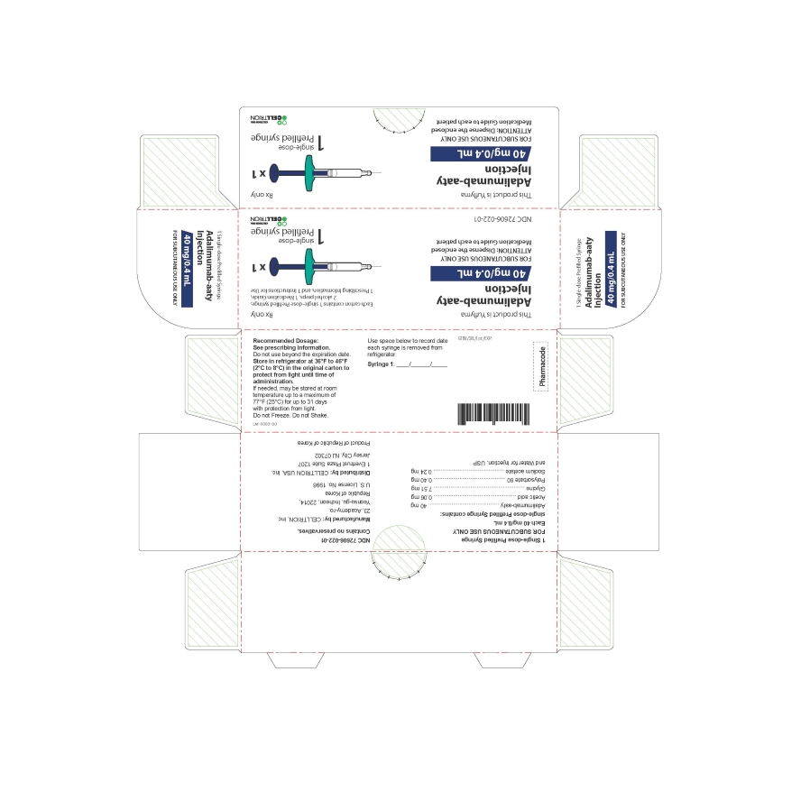 40 mg/0.4 mL Syringe Carton 1PK