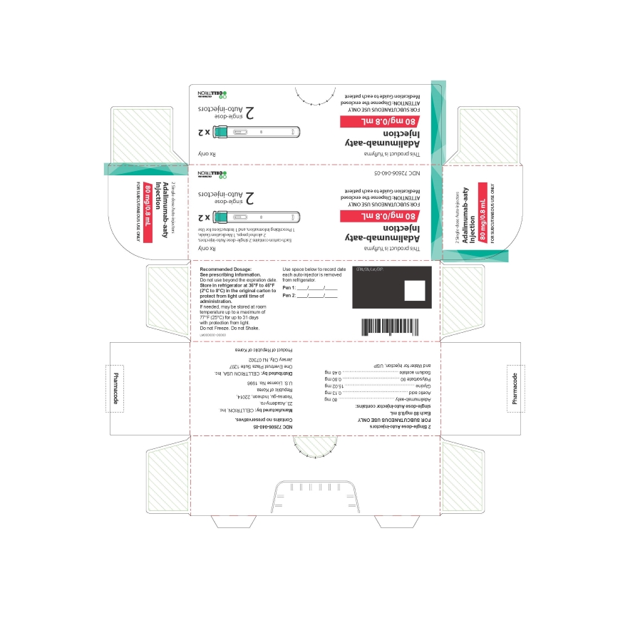 80 mg/0.8 mL Auto-injector Carton 2PK