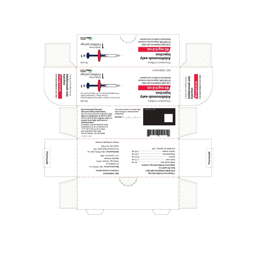 80 mg/0.8 mL Syringe Carton 1PK