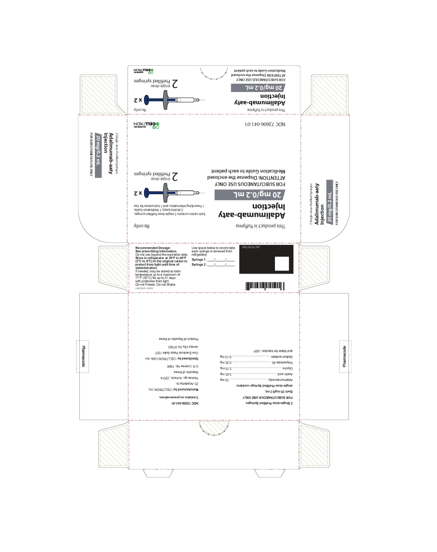 20 mg/0.2 mL Syringe Carton 2PK