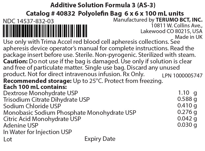 PRINCIPAL DISPLAY PANEL - 100 mL Bag Pouch Case Label