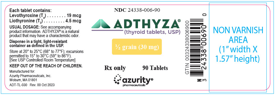 PRINCIPAL DISPLAY PANEL - 30 mg Tablet Bottle Label