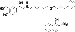 salmeterol xinafoate chemical structure