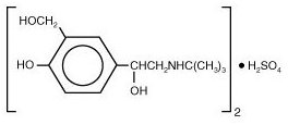 Albuterol Sulfate chemical structure