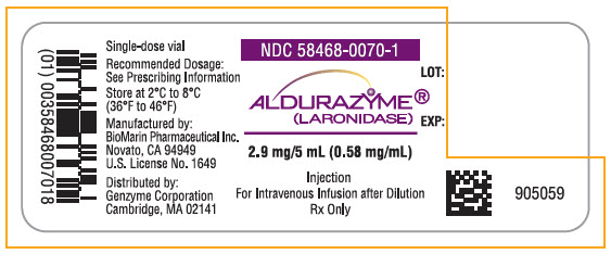 PRINCIPAL DISPLAY PANEL - 2.9 mg/5 mL Vial Label