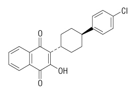 atovaquone molecular chemical structure