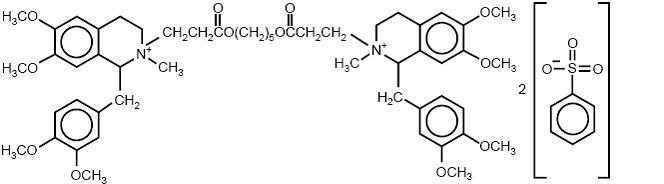 Structural Formula Atracurium Besylate