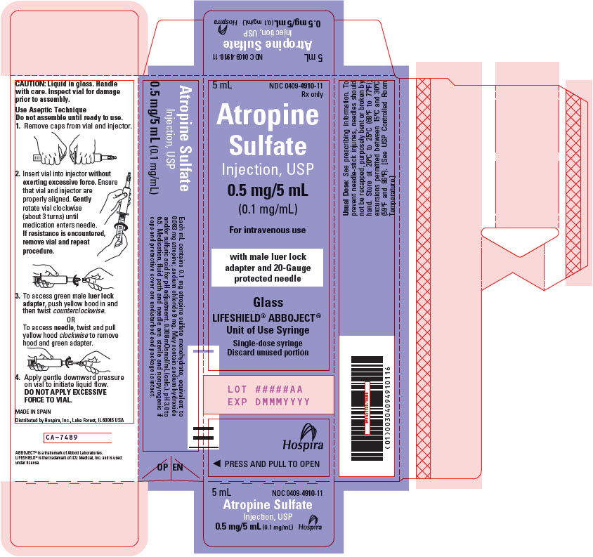 PRINCIPAL DISPLAY PANEL - 5 mL Syringe Carton - 0409-4910