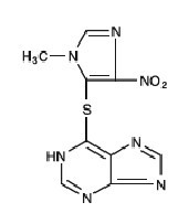 Azathioprine Structure