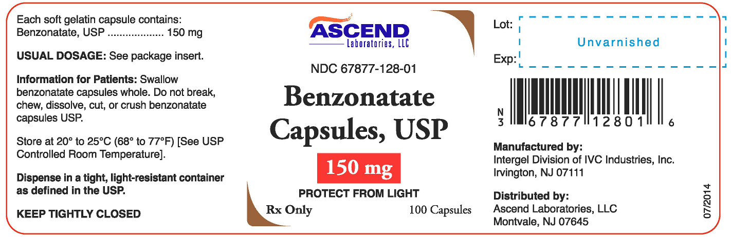 Bottle Label - 200mg - 100 capsules