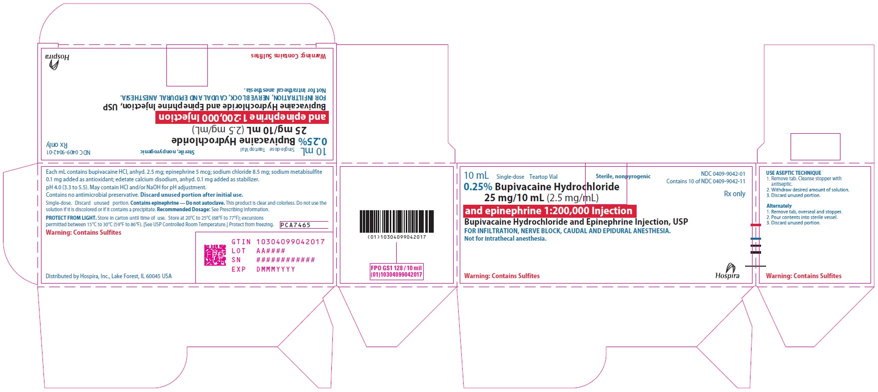 PRINCIPAL DISPLAY PANEL - 25 mg/10 mL Vial Carton - 9042