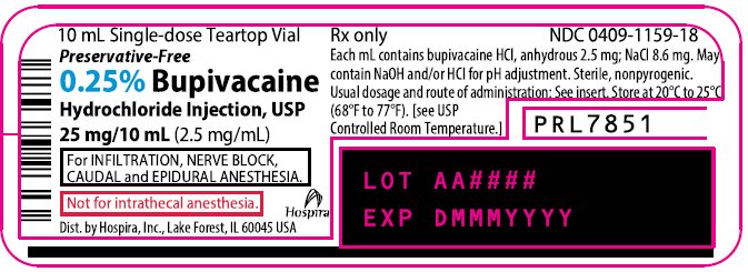 PRINCIPAL DISPLAY PANEL - 25 mg/10 mL Vial Label - 1159