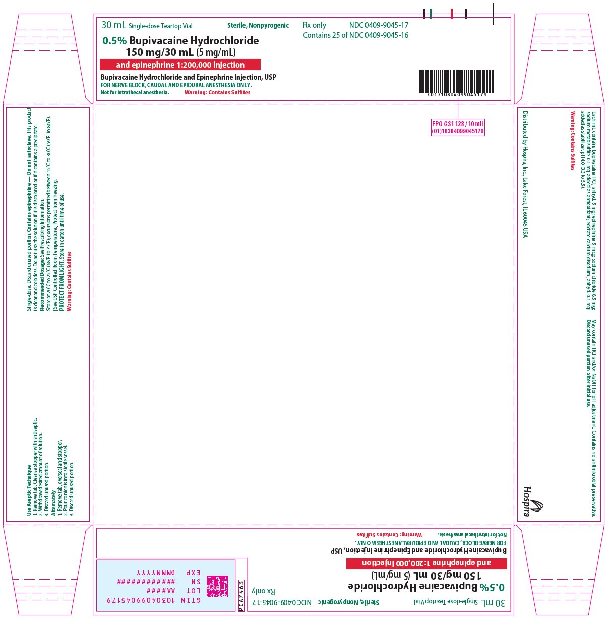 PRINCIPAL DISPLAY PANEL - 150 mg/30 mL Vial Tray - 9045