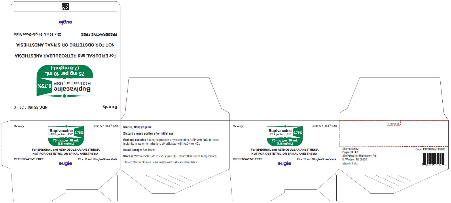 PACKAGE LABEL-PRINCIPAL DISPLAY PANEL - 0.75% 75 mg/10 mL (7.5 mg/mL) - Container-Carton [25 Vials]