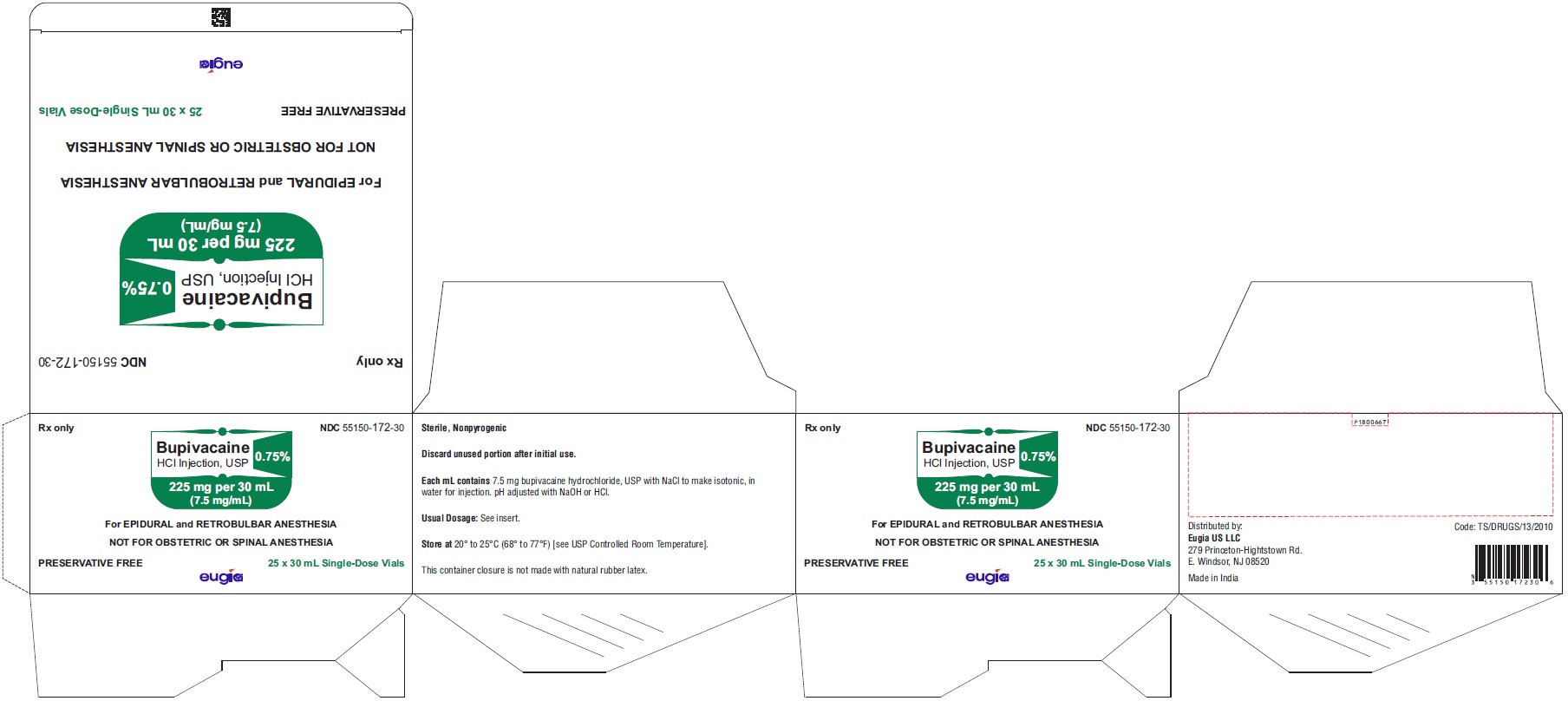 PACKAGE LABEL-PRINCIPAL DISPLAY PANEL - 0.75% 225 mg/30 mL (7.5 mg/mL) - Container-Carton [25 Vials]